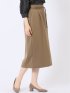 ストレッチ ロープベルト付き ナロースカート