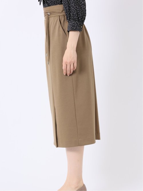 ストレッチ ロープベルト付き ナロースカート