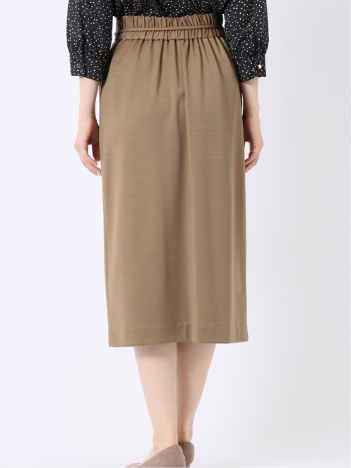 ストレッチ ロープベルト付き ナロースカート
