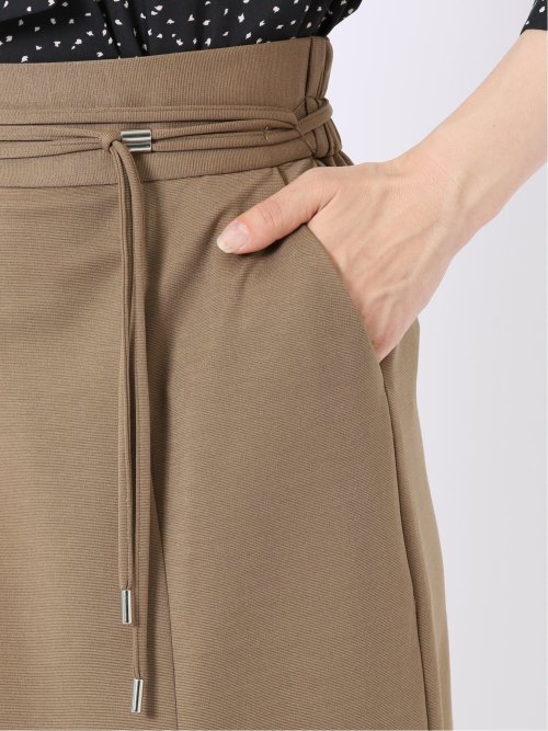 ストレッチ ロープベルト付き ナロースカート