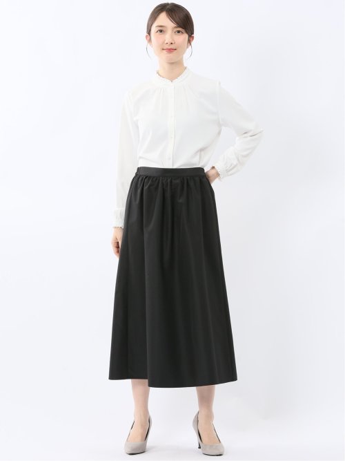 ギャザー フレアースカート