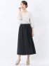 ギャザー フレアースカート