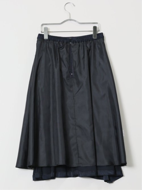 プリント タックフレアースカート