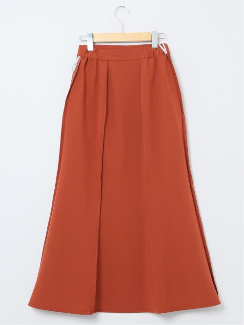 ハンチ/HUNCH 無地 リネンライク マーメイドスカート