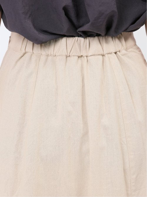 ハンチ/HUNCH 無地 フレンチリネン フレアスカート