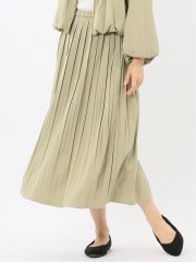 シャルリッシュ/Shallish 保湿 UV プリーツスカート(セットアップ可能)