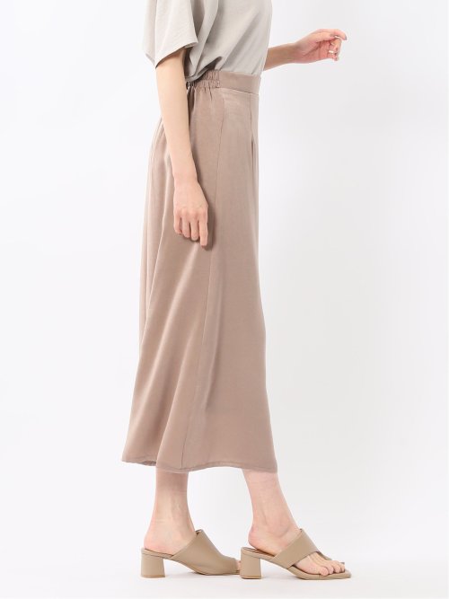 チャームベリーチック/CHRM BERRY TIC ワッシャーサテン ロングタイトスカート