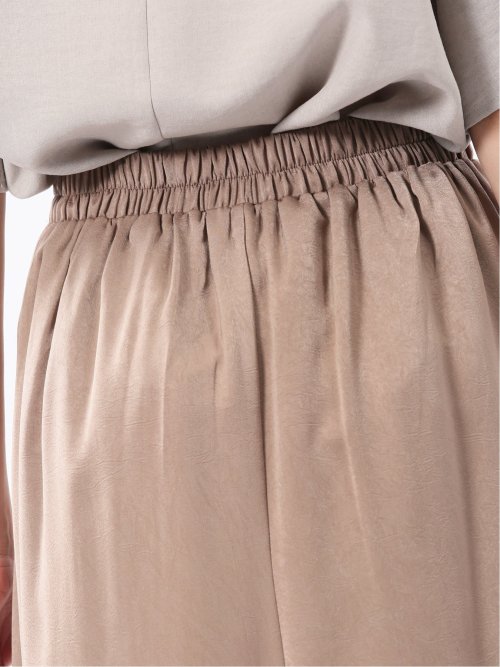 チャームベリーチック/CHRM BERRY TIC ワッシャーサテン ロングタイトスカート