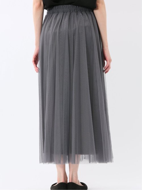 チャームベリーチック/CHRM BERRY TIC チュール無地 ギャザースカート