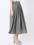 チャームベリーチック/CHRM BERRY TIC サテン 消し プリーツ ロング スカート