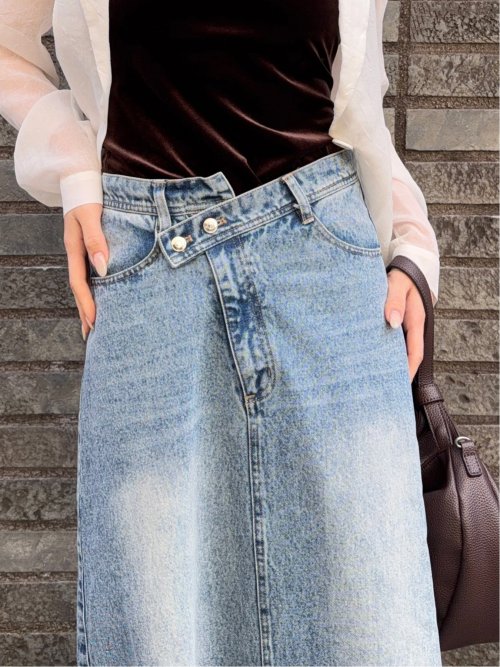 ドロー/DRAW デニムスカート