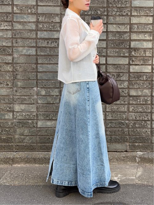 ドロー/DRAW デニムスカート