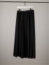 pleats long skirt