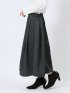 ストレッチ Aライン タックスカート