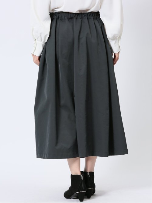 ストレッチ Aライン タックスカート