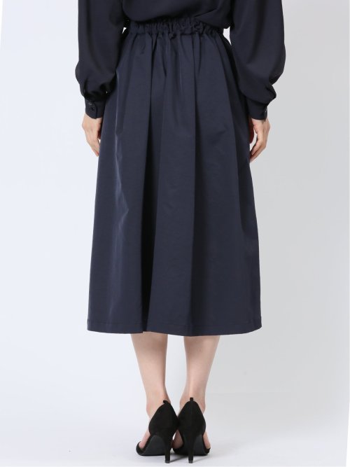 ストレッチ Aライン タックスカート