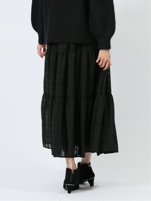 ロング ティアードスカート