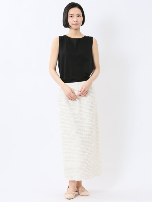 フリル ロングタイトスカート