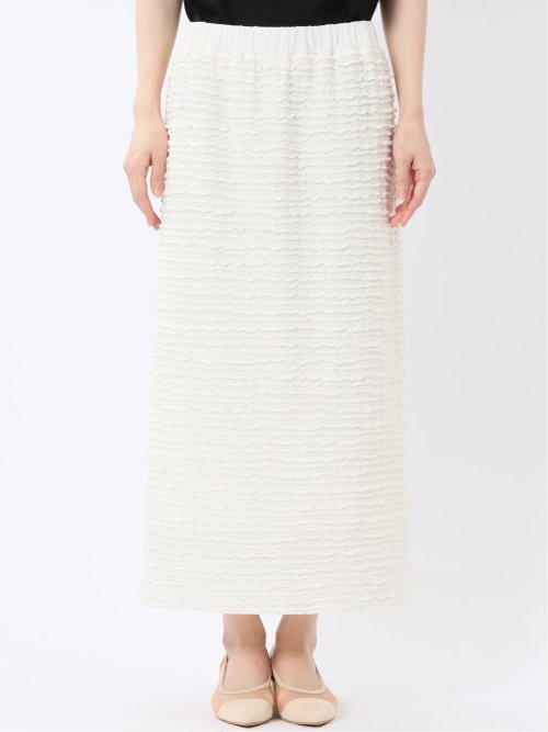 フリル ロングタイトスカート