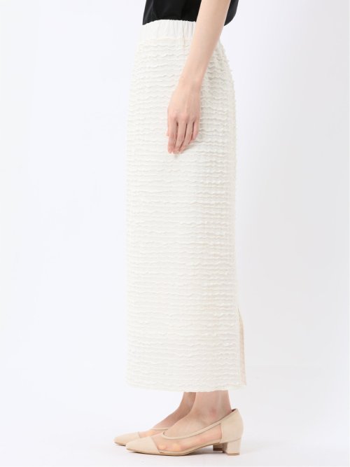 フリル ロングタイトスカート