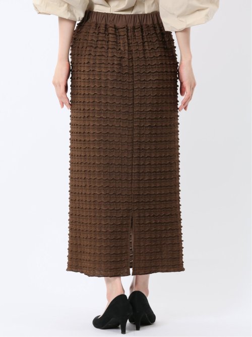 フリル ロングタイトスカート