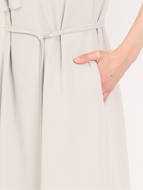 ダブルクロス サックワンピース ライトグレー(セットアップ可能)