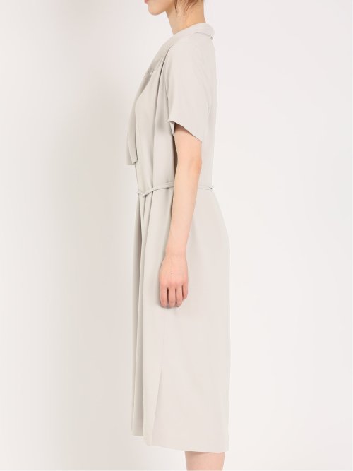 ダブルクロス サックワンピース ライトグレー(セットアップ可能)