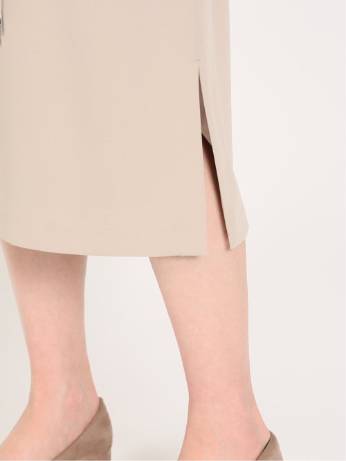 ダブルクロス サックワンピース ベージュ(セットアップ可能)