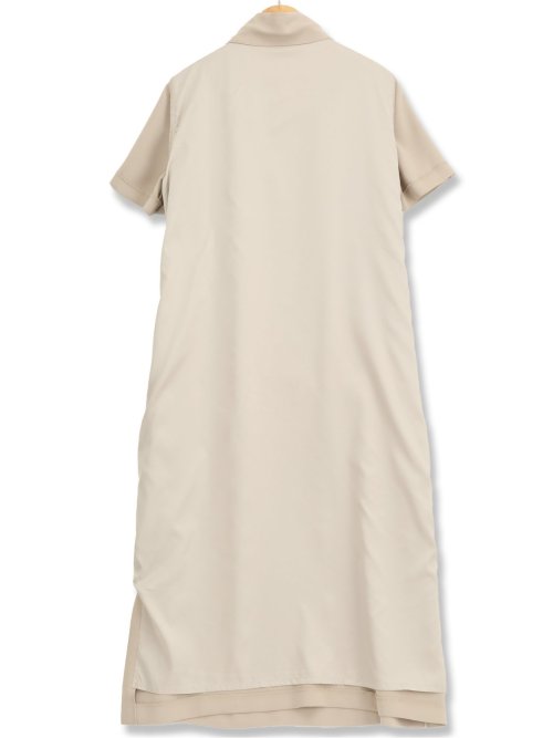 ダブルクロス サックワンピース ベージュ(セットアップ可能)