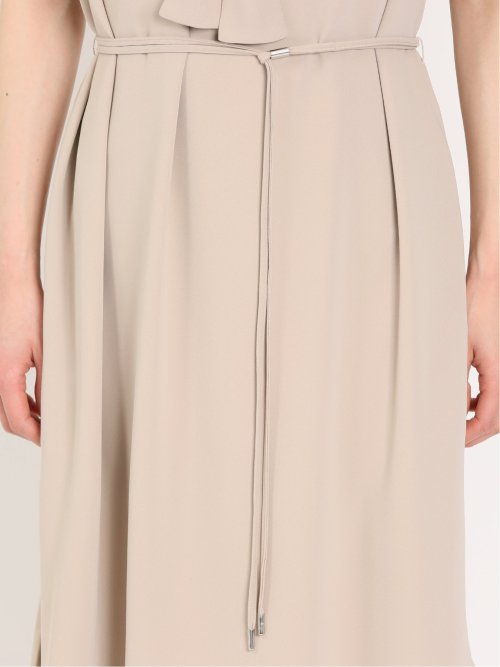 ダブルクロス サックワンピース ベージュ(セットアップ可能)