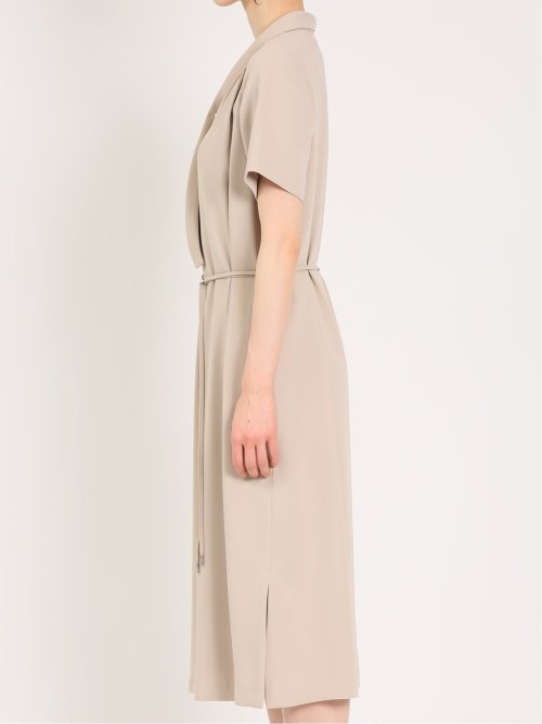 ダブルクロス サックワンピース ベージュ(セットアップ可能)