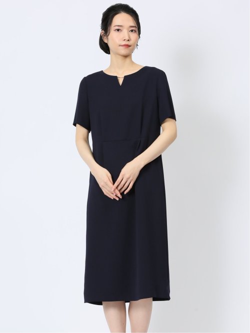 ウーリッシュ カシュクールワンピース 黒(セットアップ可能)(S ウーリッシュ カシュクールワンピース 黒(セットアップ可能)(S