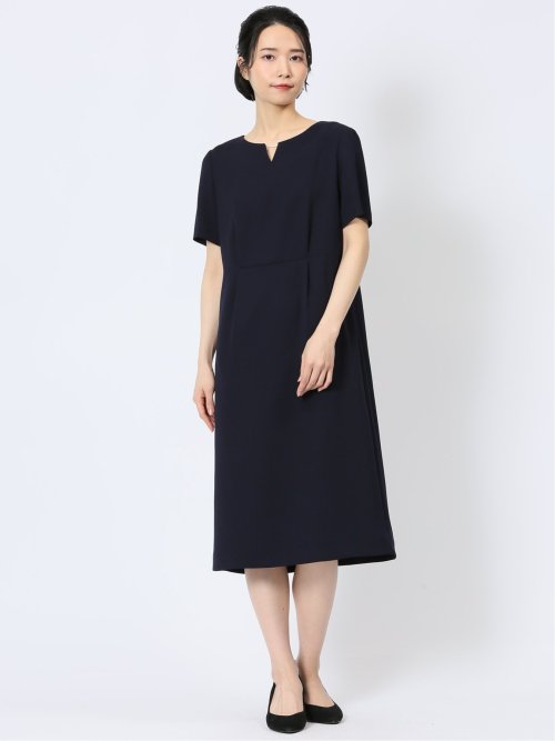 ｍｆ　トリアセテート風ＮＶワンピース１０８