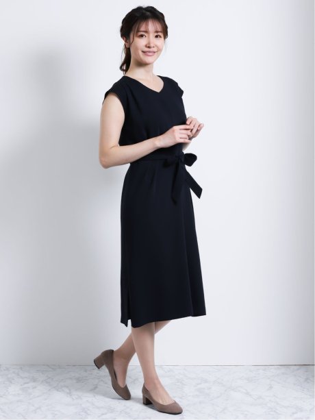 ダブルクロス セットアップ ノースリーブワンピース 紺 M 75紺 ワンピース ドレス Taka Q Online Shop タカキューオンラインショップ 公式通販