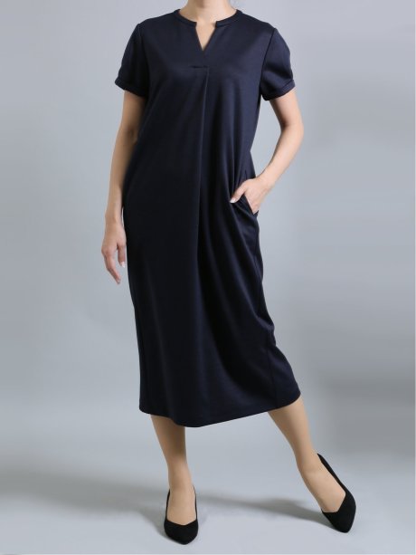 ラミーモクロディー セットアップ 半袖ワンピ ス 紺 S 75紺 ワンピース ドレス Taka Q Online Shop タカキューオンラインショップ 公式通販