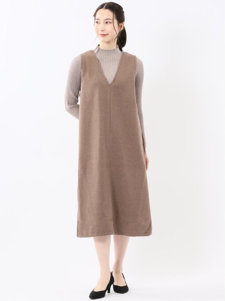 ストレッチウォッシャブル ウーリッシュ ジャンスカ(セットアップ可能)