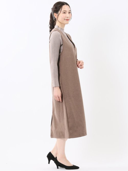 ストレッチウォッシャブル ウーリッシュ ジャンスカ(セットアップ可能)