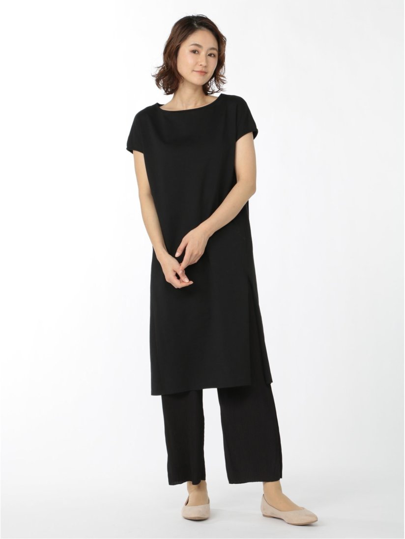 ストレッチポンチ サックワンピース プリーツパンツ セット M 05黒 ワンピース ドレス Taka Q Online Shop タカキューオンラインショップ 公式通販