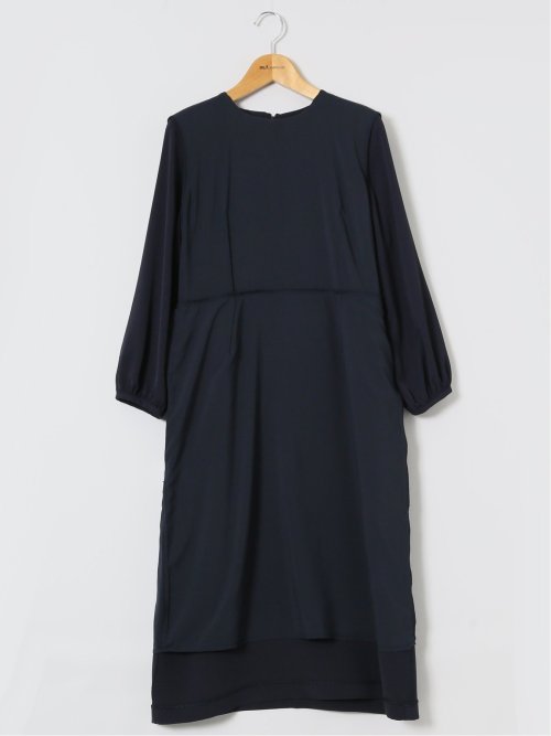 ジョーゼット タックワンピース