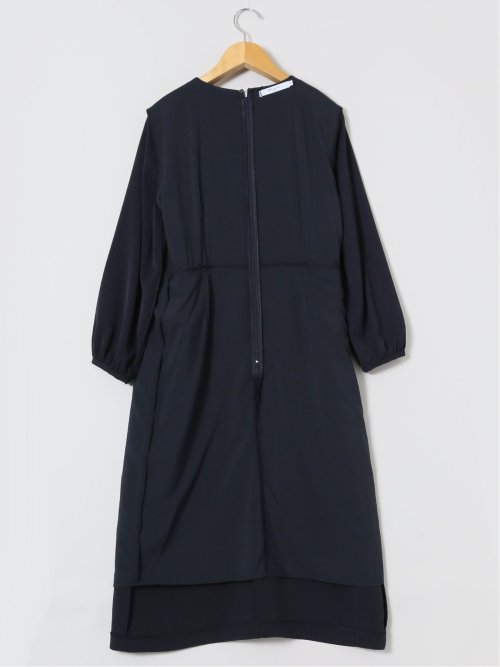 ジョーゼット タックワンピース