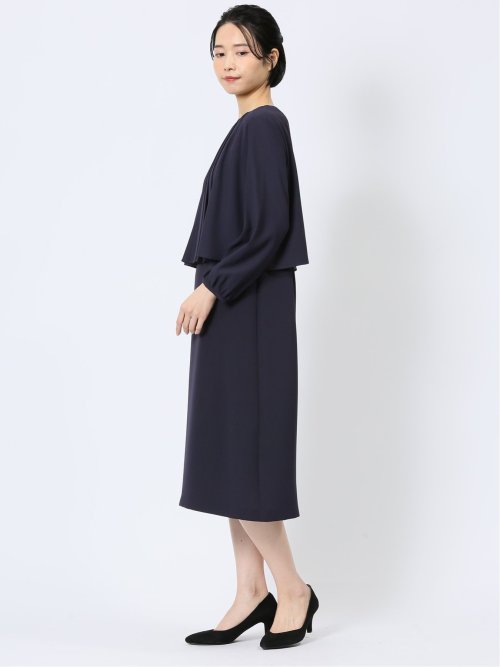 ジョーゼット タックワンピース