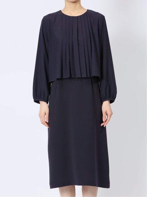 ジョーゼット タックワンピース