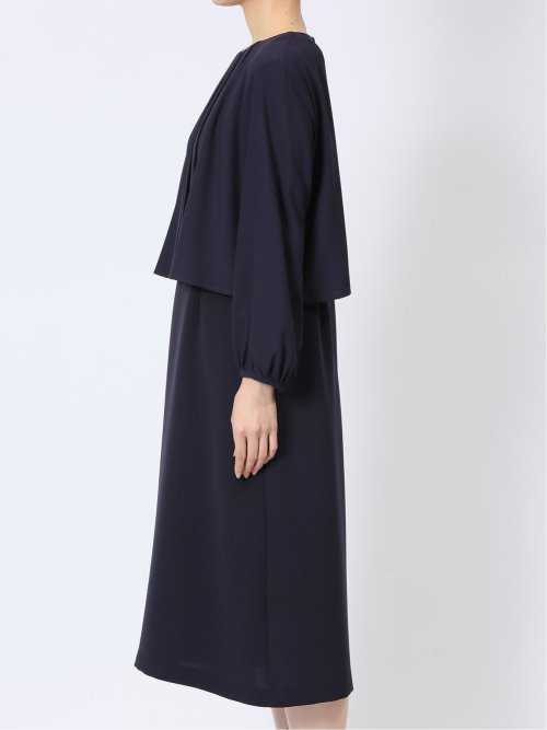 ジョーゼット タックワンピース