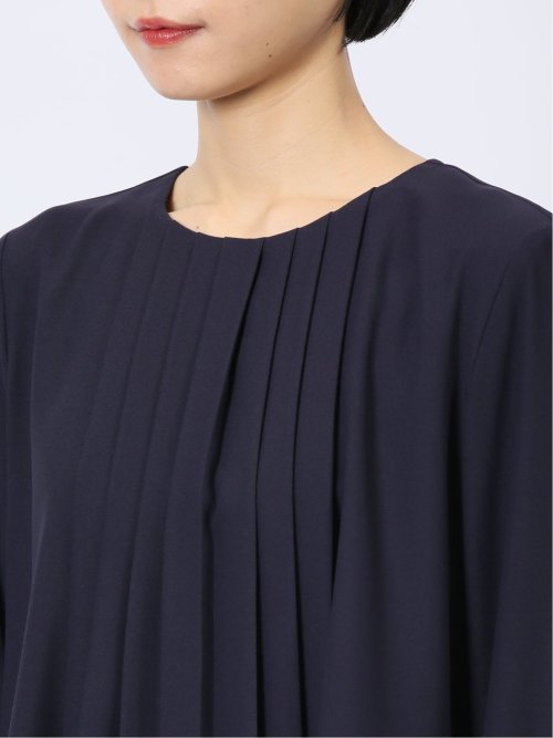 ジョーゼット タックワンピース