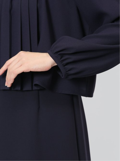 ジョーゼット タックワンピース