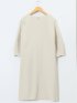 ダブルクロス サックワンピース ベージュ(セットアップ可能)