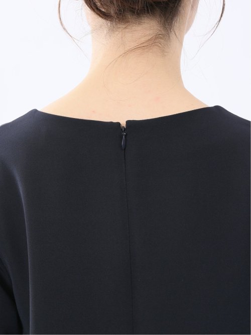 ダブルクロス サックワンピース 紺(セットアップ可能)