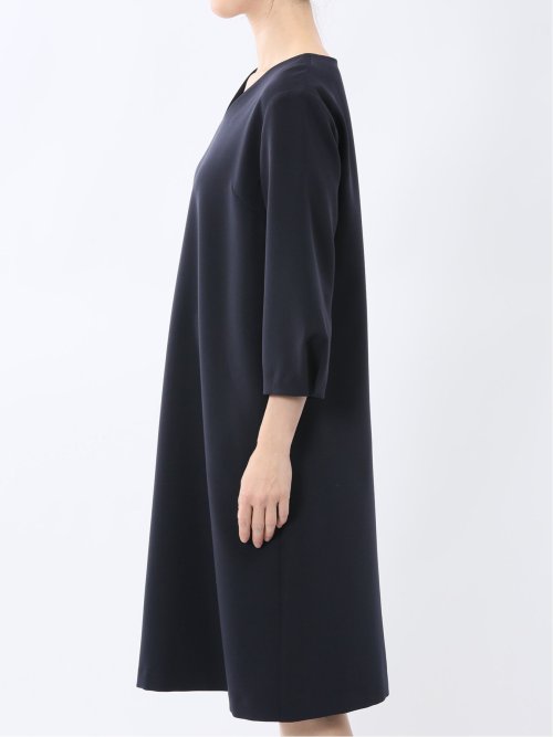 ダブルクロス サックワンピース 紺(セットアップ可能)