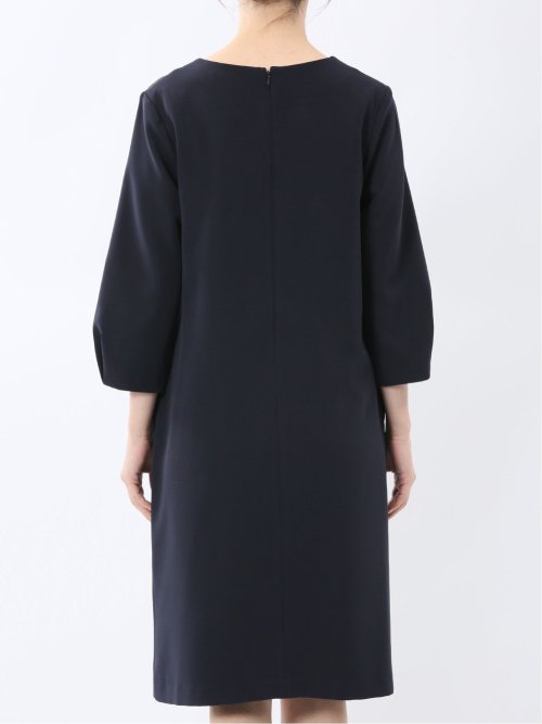 ダブルクロス サックワンピース 紺(セットアップ可能)