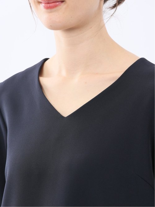 ダブルクロス サックワンピース 紺(セットアップ可能)